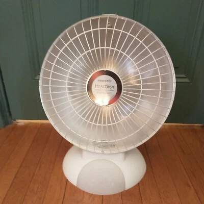 NICE White Presto Heat Dish W/Footlight 07903 - Image 1 of 4