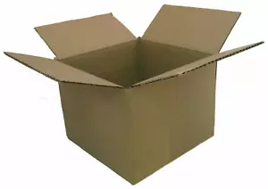 25 12.5 X 12.5 X 6 Corrugated Boxes Shipping Packing Moving Cardboard Cartons - Picture 1 of 12