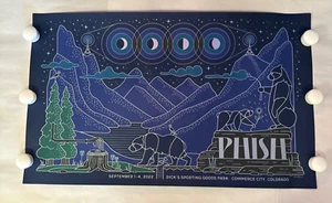 Phish Poster Dicks 9/1 9/2 9/3 9/4 2022 Commerce City Brian Steely #660/1200 - Bild 1 von 24