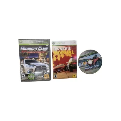 Midnight Club Los Angeles Complete Edition Xbox 360 Platnium Hits CIB W/ Manual - Image 1 of 4