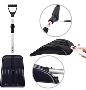 Pala de nieve de emergencia, mango extensible portátil KINSPORY eje de aluminio para Ca - Imagen 1 de 5