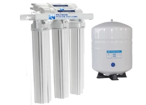 Sistema de filtración de agua de ósmosis inversa comercial ligero de 20" 150 GPD + tanque de 14 galones - Imagen 1 de 2