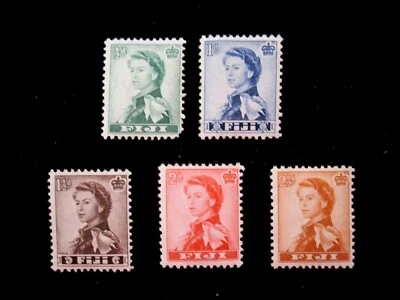 FIJI - SCOTT# 163-167 - MH - CAT VAL $12.50 - Image 1 of 2