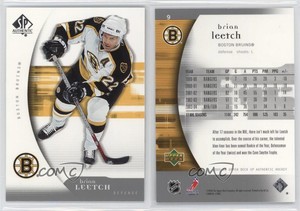 2005-06 SP Authentic Brian Leetch #9 HOF