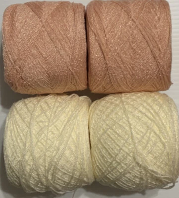 Lace Hilo Cristal .Colors 256&03A. Acrylic/Rayon. 900 yards each. 1 set of 4 - Image 1 of 3