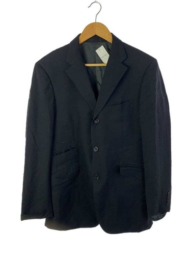 BURBERRY BLACK LABEL 42 Giacca Cappotto Lana Nera dal Giappone '099