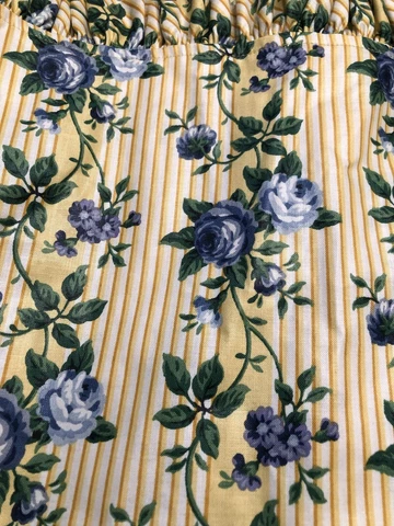 Longaberger Small Chore Basket Liner - Rose Trellis Cover