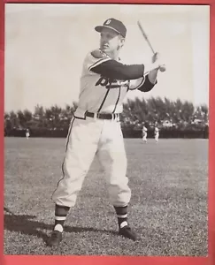 1952 BOSTON BRAVES 8 X 10 TYPE 1 GLOSSY BILL REED - Picture 1 of 2