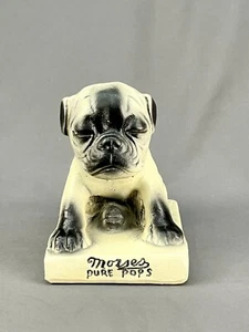 Vintage Morses Pure Pops Bulldog Chalkware 7" Candy Store Countertop Display (A) - Picture 1 of 18