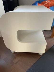Vintage IKEA ILEN TV Tisch, TV und Phono / Anlage Board - auf Rollen - Bild 1 von 4