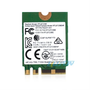 HP M.2 NGFF RTL8723BE Wireless WLAN WiFi Card with Bluetooth 4.0 SPS 792207-001 - Picture 1 of 5