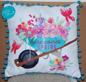 Pioneer Women Here Comes Spring Decorative Pillow - Picture 1 of 6
