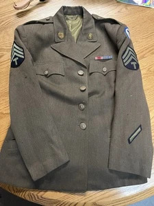 WWII WAC Uniform Jacket Good Conduct / ETO Ribbon 3rd Service Command - Picture 1 of 18