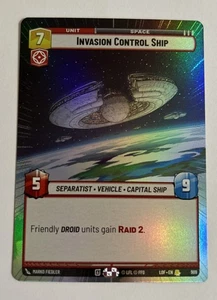 Star Wars Unlimited - Invasion Control Ship Hyperspace Foil 909, Near Mint - Picture 1 of 3