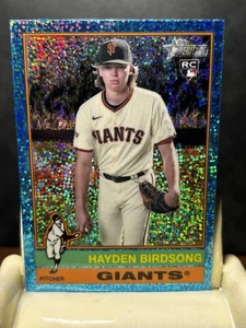 Hayden Birdsong rc 2025 Topps Heritage béisbol azul claro brillo #324 Gigantes - Imagen 1 de 3
