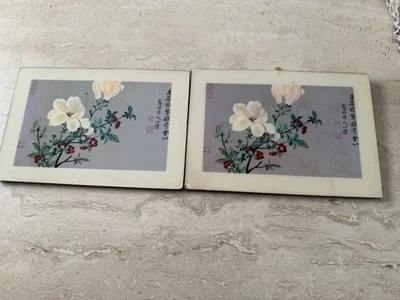 Pintura floral vintage original Foto 1 de 4