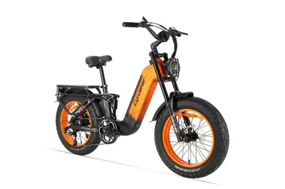 Bicicleta de Montaña Eléctrica Cyrusher Kommoda3.0 20" 750W 48V 20Ah Fat Tire E-bike EE. UU. Foto 1 de 4