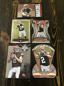 2014 Johnny Manziel RC Refractor (5) RC Football Card Lot Cleveland Browns - Picture 1 of 2