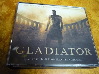 GLADIATOR Soundtrack 3-CD, Zimmer & Gerrard, La-La Land, Ltd=3500, 826924167021 - Image 1 of 4