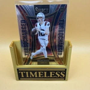 Panini Select 2024 - Drake Maye #24 (RC) Patriots turboalimentado - Imagen 1 de 2