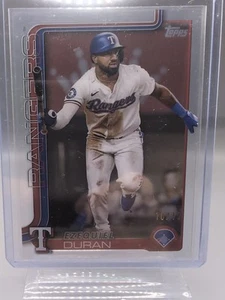 2025 Topps Series 2 EZEQUIEL DURAN ACETATE Parallel 10/10 TEXAS Rangers - Picture 1 of 2