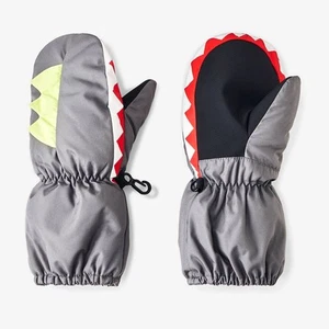 Cat & Jack Baby Boys' Shark Mittens Gray, 12-24M - Picture 1 of 2