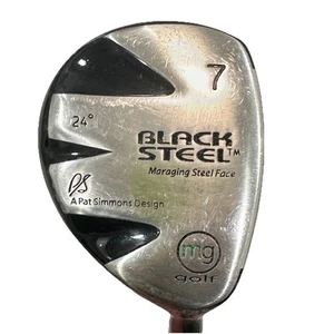 MG Golf Black Steel 24° 7 Holz von Pat Simmons TT Regular Flex Stahl 40,5" RH - Bild 1 von 21