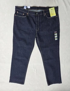 Levis 541 Jeans Mens 46x32 Dark Blue Athletic Taper Flex Stretch Denim Pants - Picture 1 of 9