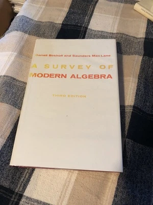 A Survey of Modern Algebra Birkhoff + MacLane HCDJ 1970 3rd Ed Ex-Libris - Image 1 of 4
