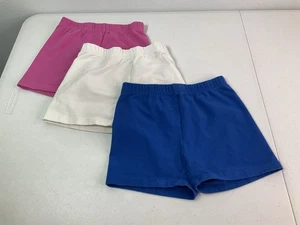 HANNA ANDERSSON x3 Gym Shorts. 2,25" Schrittlänge. Rosa~weiß~blau. Gr. 5. Excel. Zustand - Bild 1 von 11