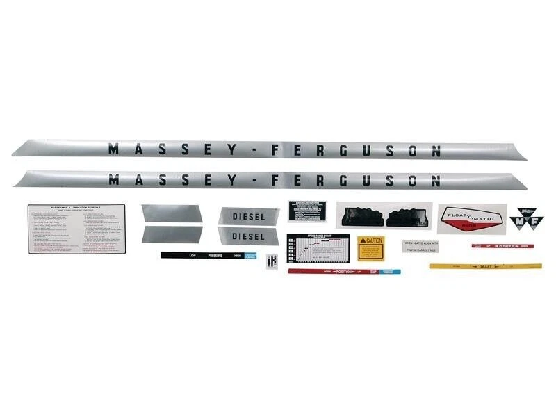 Полный комплект наклеек New Massey Ferguson MF165 Diesel - Изображение 1 из 1