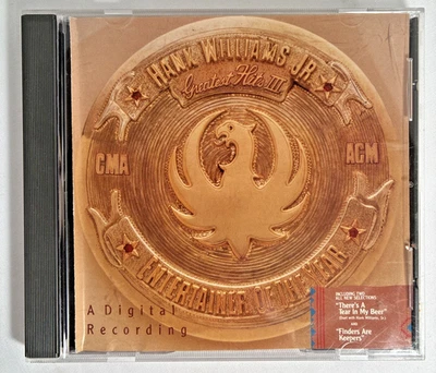 HANK WILLIAMS, JR. - GREATEST HITS III CD 1989 Tear in my Beer Finders Keepers - Изображение 1 из 4