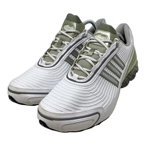 Adidas Megabounce 2008 scarpe sneakers uomo taglia 11,5 bianco/grigio/oliva 054292 - Foto 1 di 18