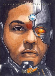 Tarjeta de boceto 2024 CZX Crisis on Infinite Earths Molinelli Cyborg - Imagen 1 de 1