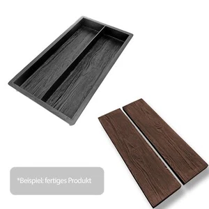 Gießform Betonform Schalungsform 60x30cm Palisaden Kantensteine Holz-Optik 2in1 - Bild 1 von 5