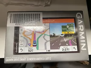 NOB Garmin DriveSmart 61 GPS LMT-S Navigator Bundle 4 Gb microSD Card Free Ship - Picture 1 of 8