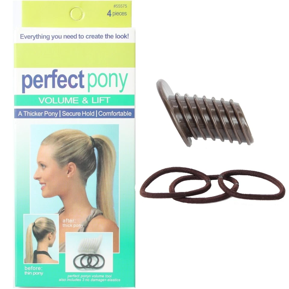 Pferdeschwanz Frisurenhilfe Styling-Zubehör-Set für mehr Volumen und Anheben