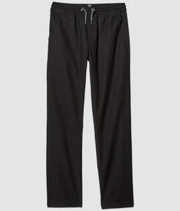 NWT $165 Volcom Kid's Boy's Black Regular Fit Straight Leg Stretch Chino Pants L - Picture 1 of 2
