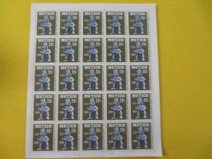 MEXIKO 1965 1968 OLYMPISCHE XIX SOUVENIR 20 ¢ BLATT 25 MINH - Bild 1 von 4