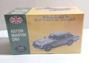 ATLAS CLASSIC SPORTS CARS 1:43 SCALE ASTON MARTIN DB5 - 4 656 101 FACTORY SEALED