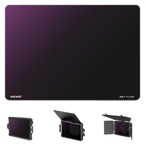 NEEWER ND2.1 (7 Blendenstufen) Square ND Filter, 4"x5,65" Cinema Neutral Density Filter - Bild 1 von 8
