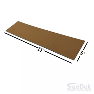 SeaDek Plank Traction Comfort Pad EVA | Boat RV Shop Floor Mat DIY - 23" x 6" TB - Foto 1 di 5