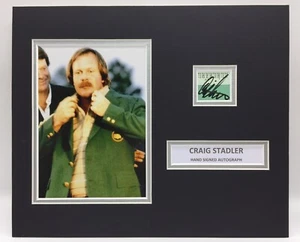 RARE Craig Stadler Golf Signed Photo Display + COA AUTOGRAPH THE MASTERS - Picture 1 of 3