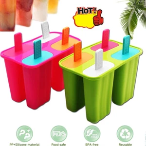 Eis am Stiel Form Eisformen Eisförmchen BPA Frei Stieleisform 8 x Eis Ice Lolly - Bild 1 von 12