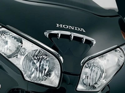 KURYAKYN CROMO CARENADO VENTILACIÓN CUCHARA MOLDURA HONDA GOLDWING GL 1800 GOLD WING GL1800 Foto 1 de 4