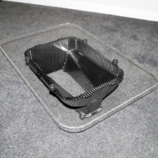 Motorsport Pure Carbon Fibre Coffee Table Automotive Furniture with Glass Top