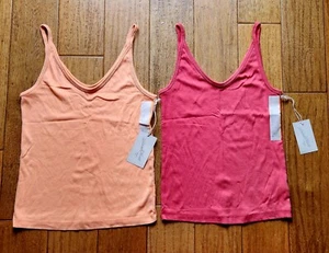 NWT Lot Of 2x Universal Thread Women's Tank Top Peach Pink Size S - Picture 1 of 2