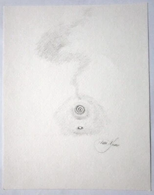 TRAVIS LOUIE  ORIGINAL  MONSTER ORIGINAL COMIC BOOK URBAN ART DRAWING - Image 1 of 2