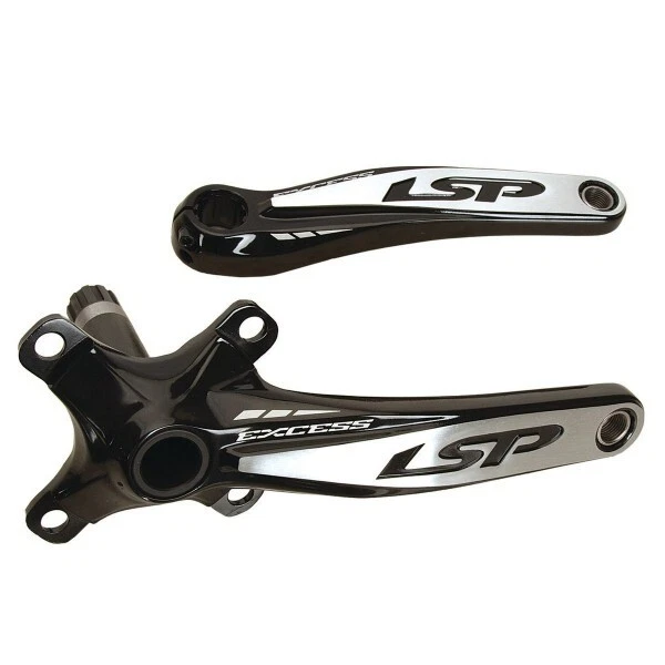 EXCESS BMX LSP CRANKSET 180MM BLACK/SILVER - Image 1 of 1