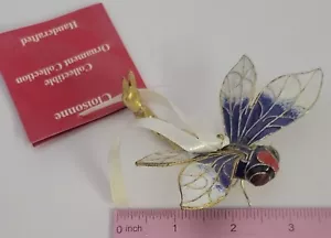 Adorno de libélula Cloisonne - Nuevo de Lote Antiguo - Imagen 1 de 4